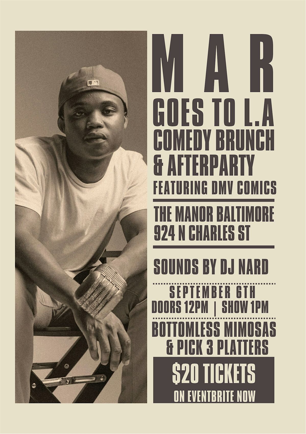 MAR GOES 2 L.A: Comedy Brunch + Afterparty
