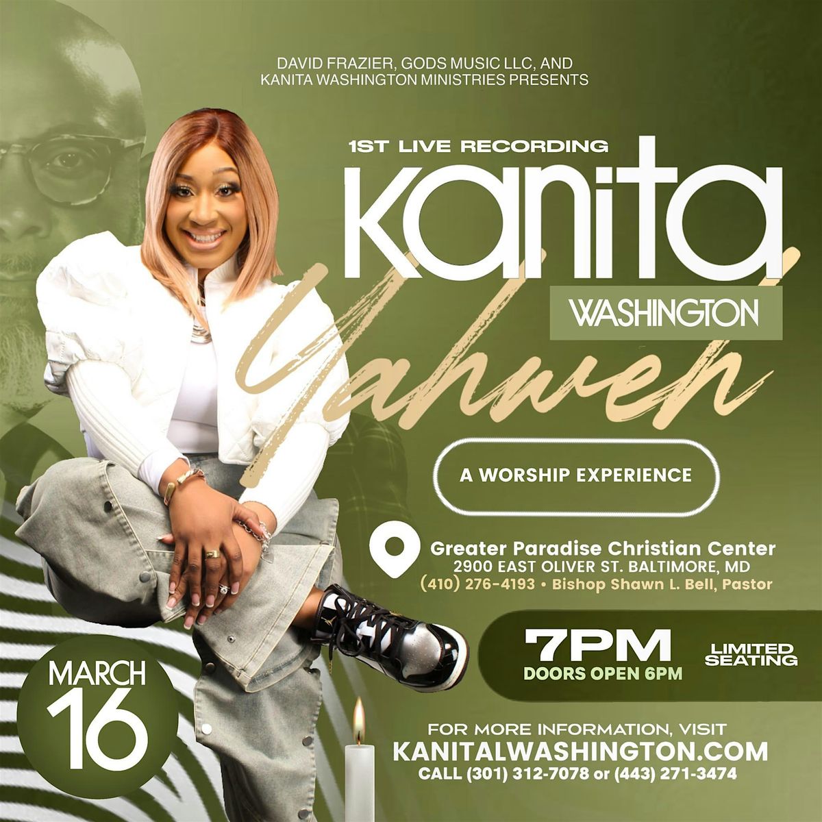 Kanita Washington's 1st Live Recording "Yahweh"