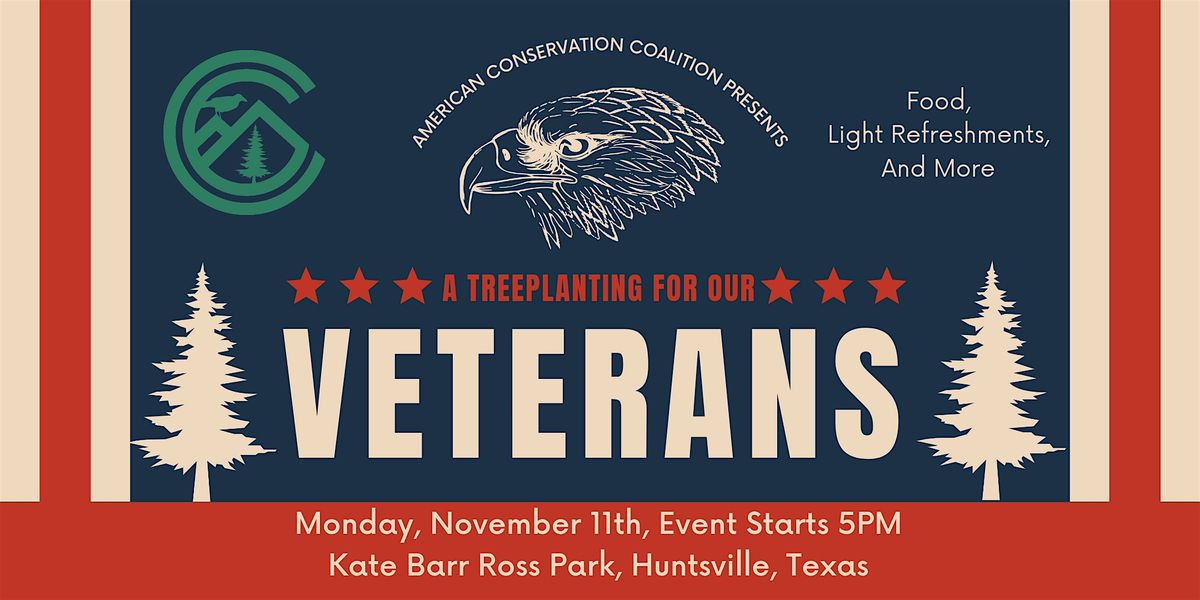 ACC SHSU: Veterans Day Tree Planting  | Huntsville Texas