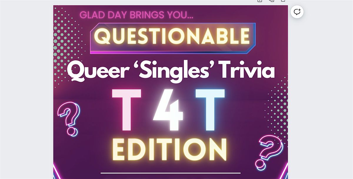 Questionable - T4T EDITION - Queer Singles Trivia