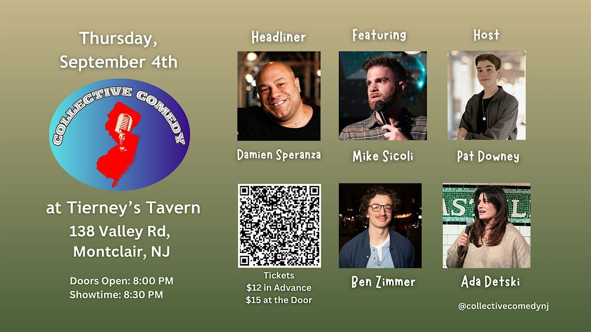 COLLECTIVE COMEDY Presents: Damien Speranza