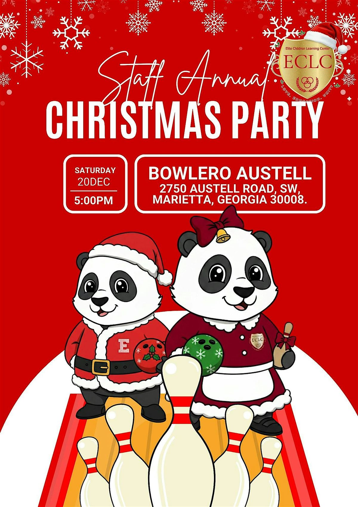 Elite Children Learning Center STAFF Christmas Party 2025