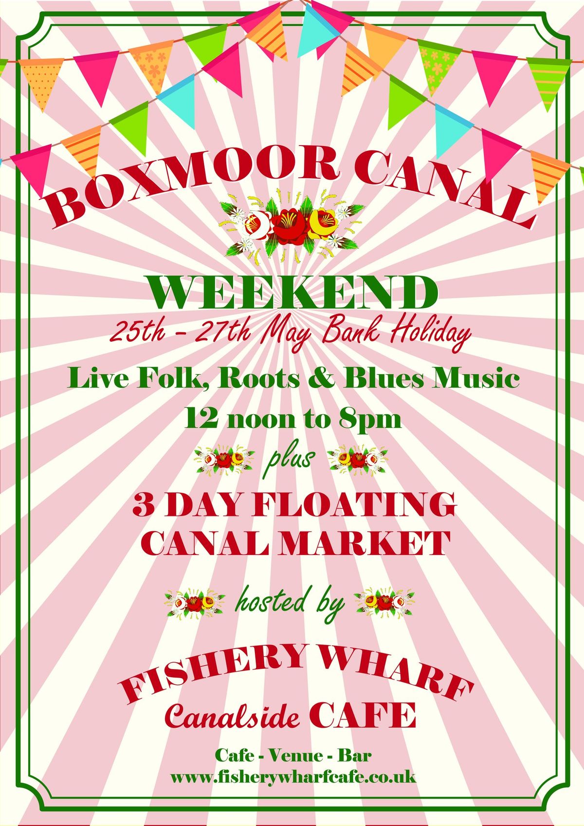 Boxmoor Canal Weekend and Floating Market LIVE  Folk, Roots & Blues