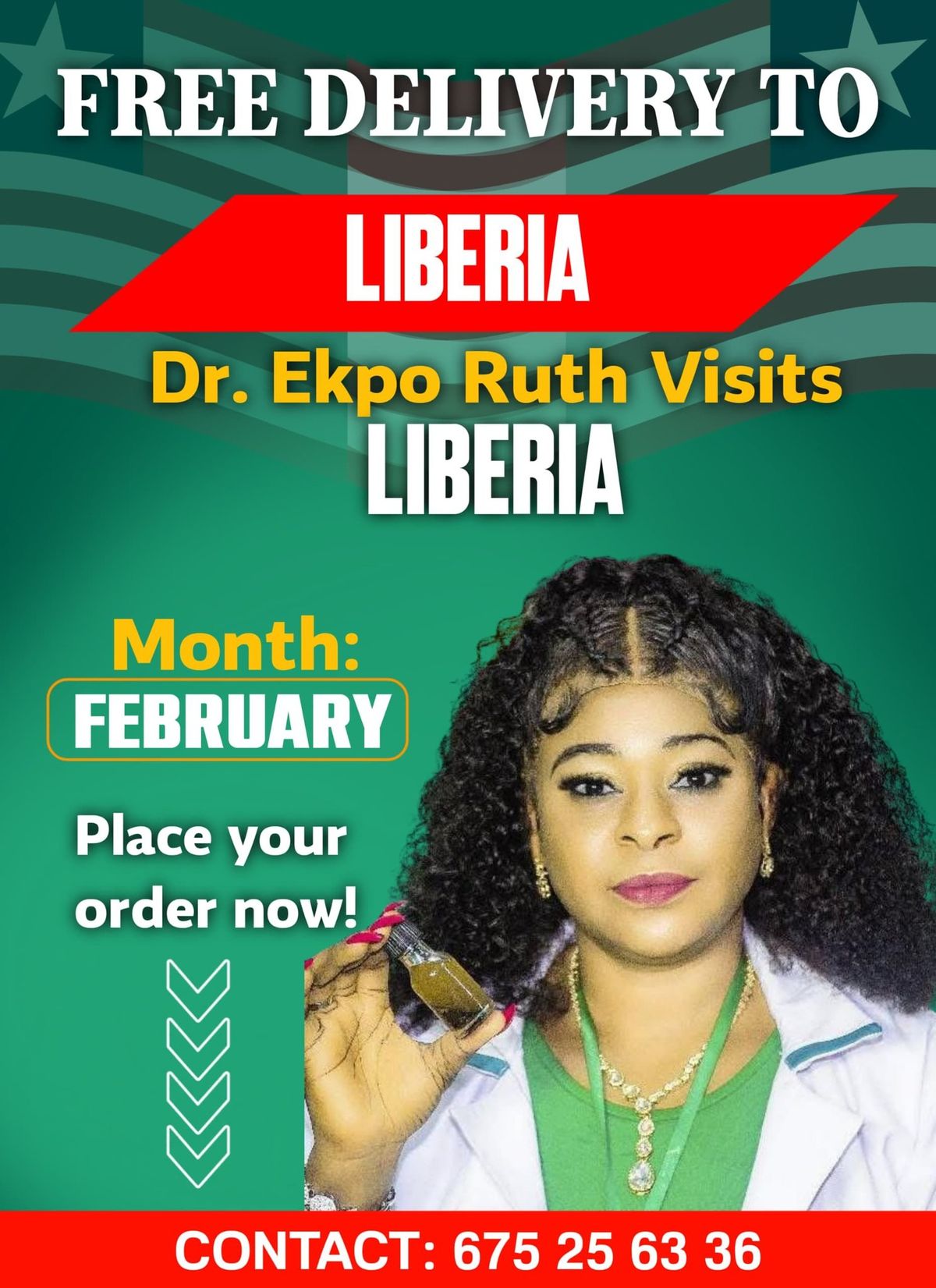 FREE DELIVERY TO THE PEOPLE OF LIBERIA