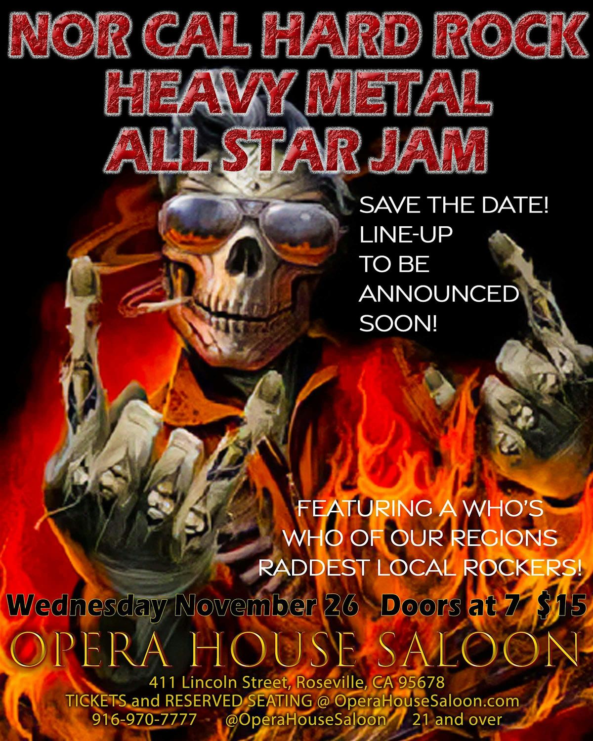 NOR CAL ALL STAR HARD ROCK & HEAVY METAL JAM