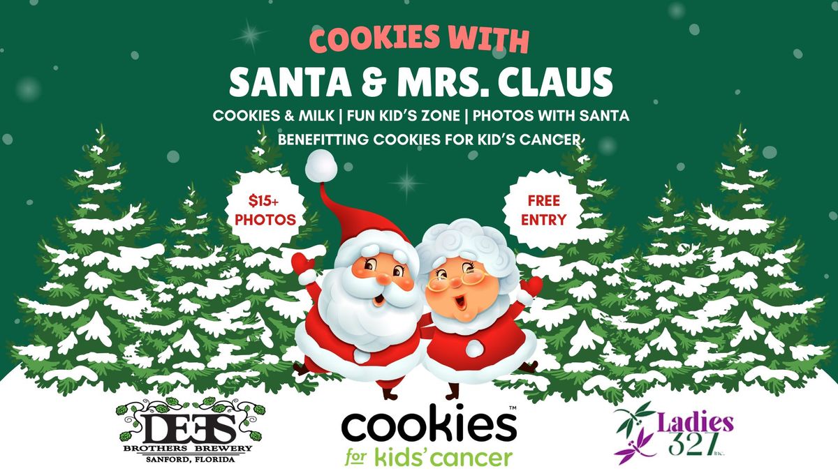 Cookies & Milk with Santa & Mrs. Claus 