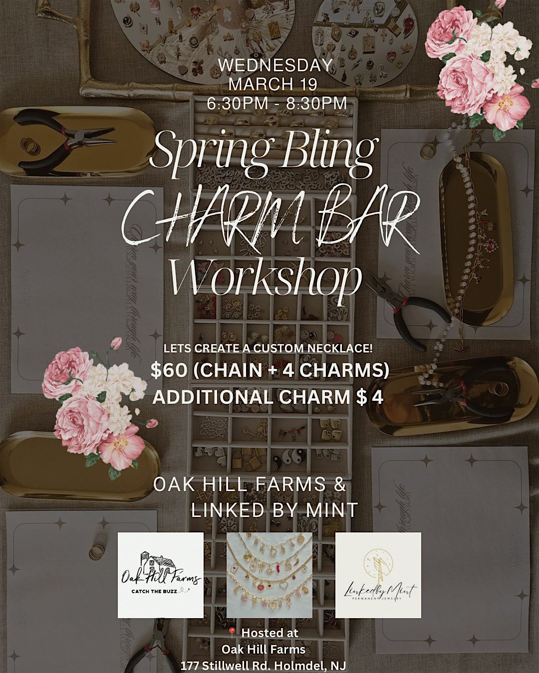 Spring Bling Charm Bar Workshop