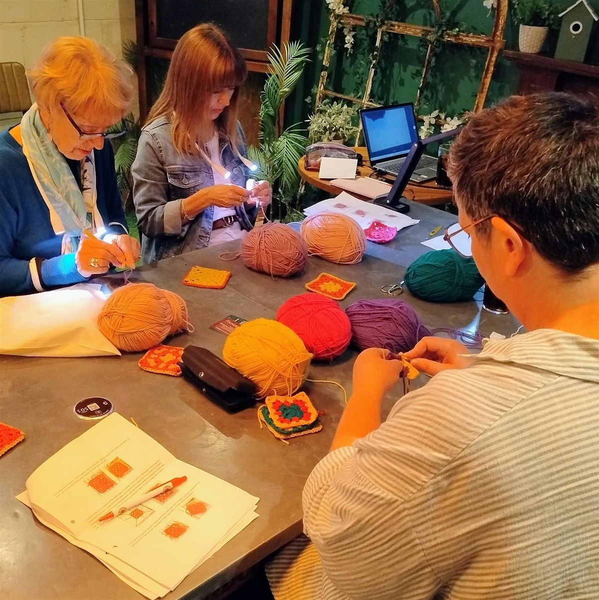 Crochet Basics at Ground Plant Based Coffee