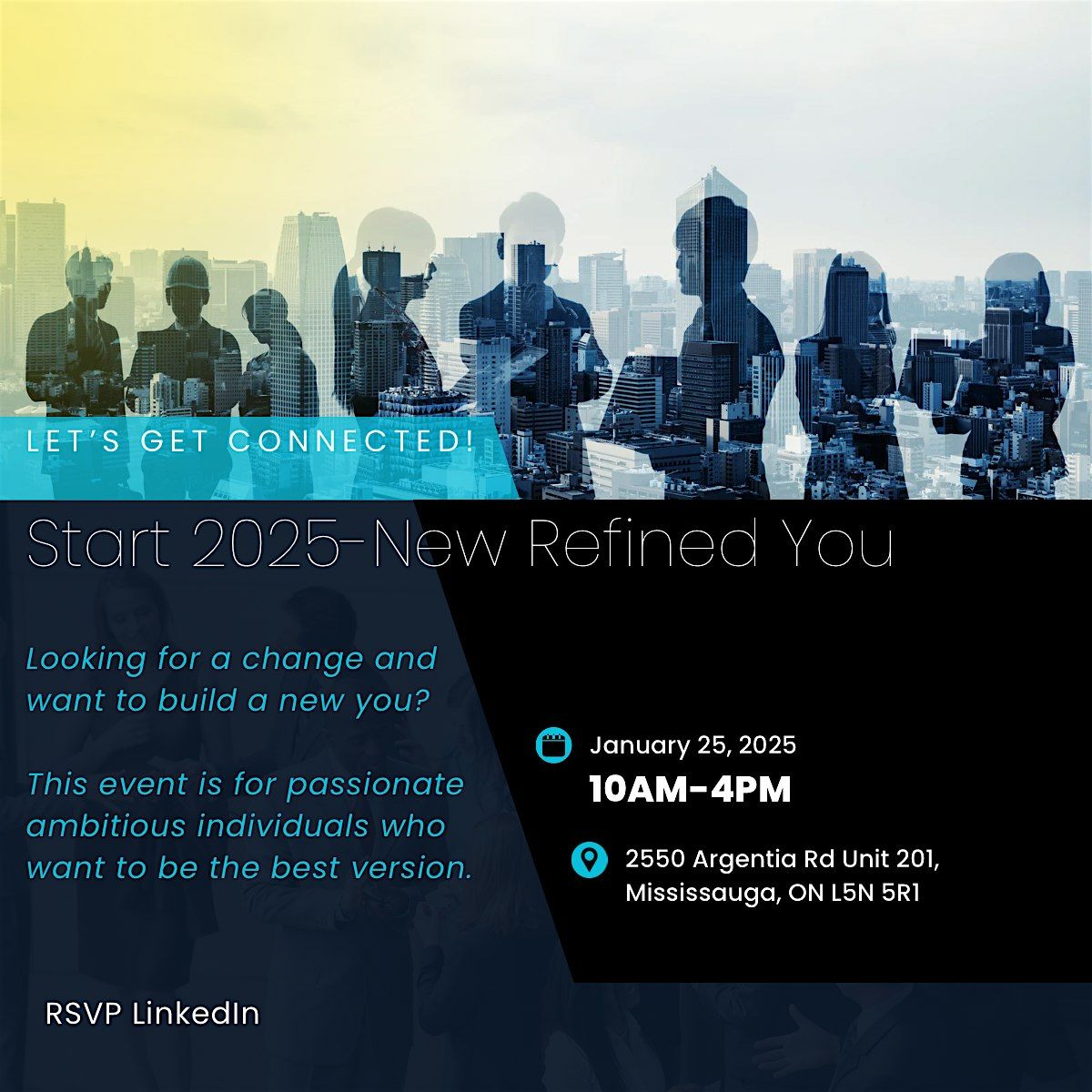 Let's Get Connected- Start 2025 New Refined You