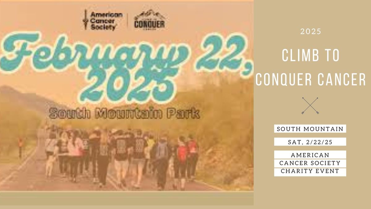 2025 Climb to Conquer Cancer