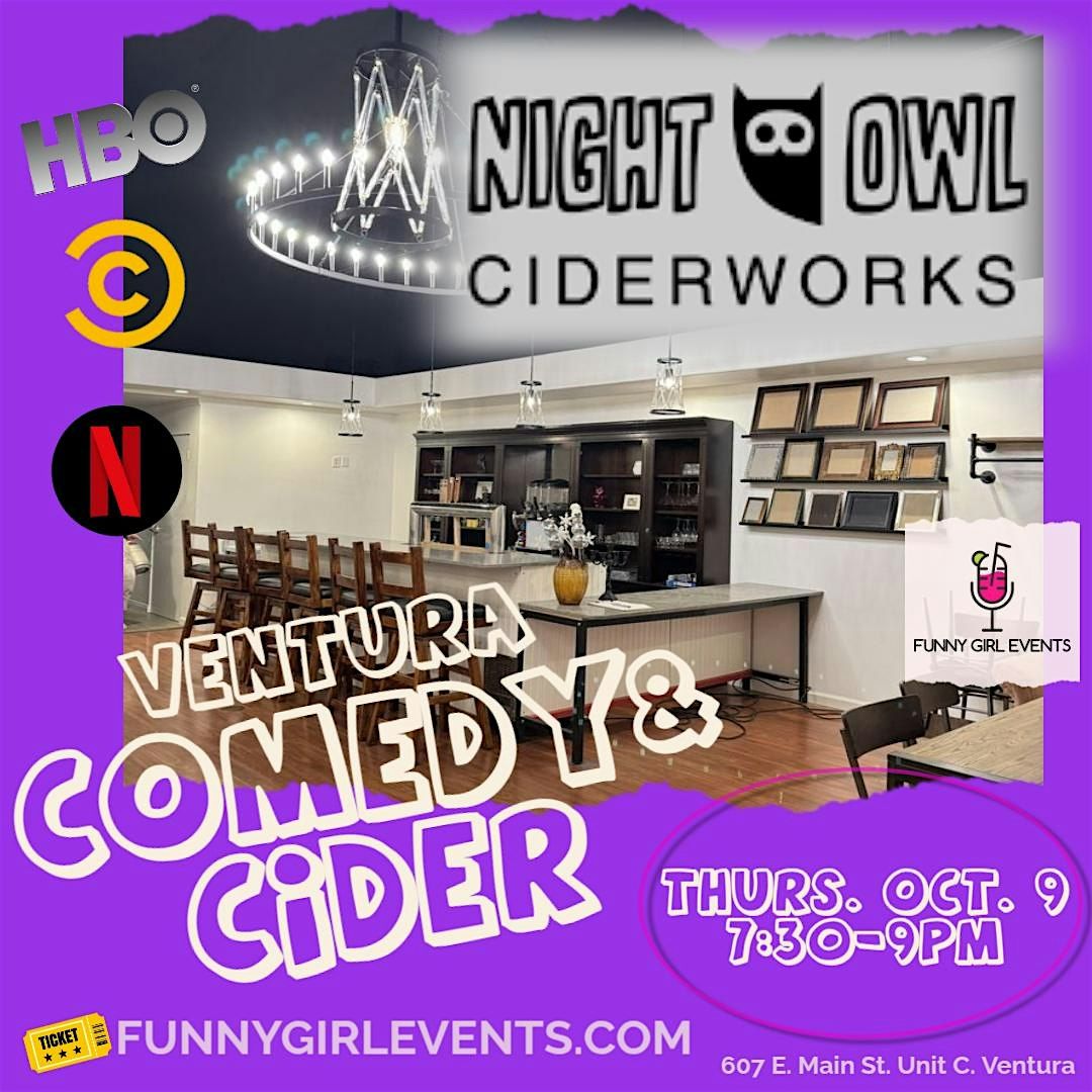 Comedy & Cider- Ventura