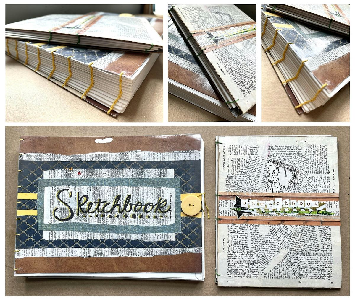 [WORKSHOP] Handcrafted Sketchbooks: Intro to Long Stitch Binding