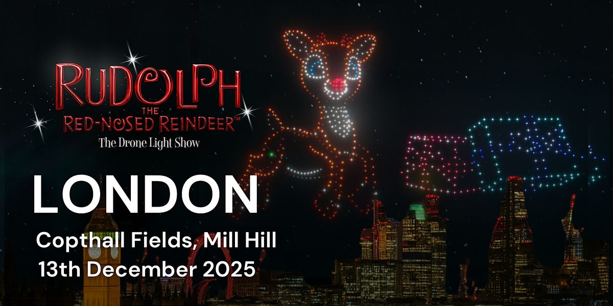 Rudolph The Red Nosed Reindeer Light Show- London - Evening