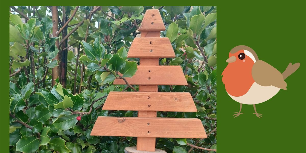 Weekend Woodwork at Hollybush: Recycled Wood Festive Trees (AM)