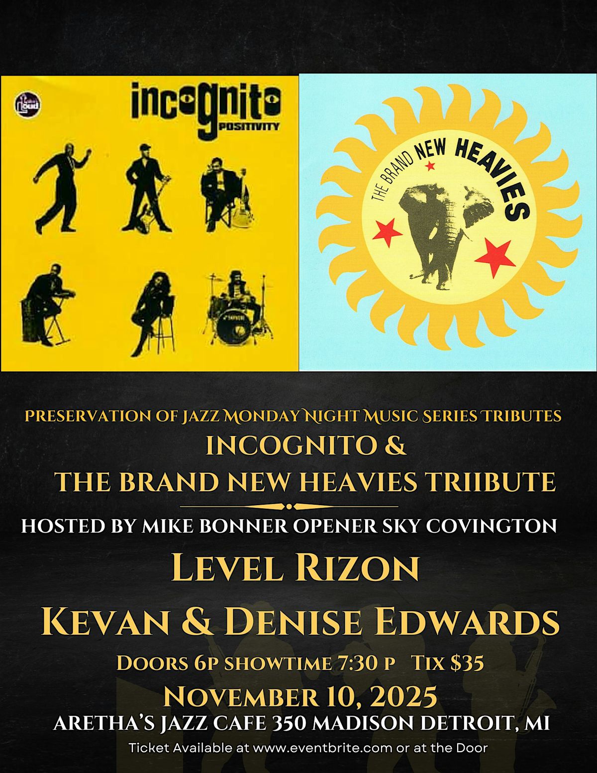 A Tribute to Incognito & The Brand New Heavies Featuring Level Rizon Band