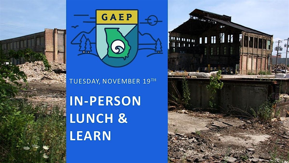 GAEP November Lunch & Learn