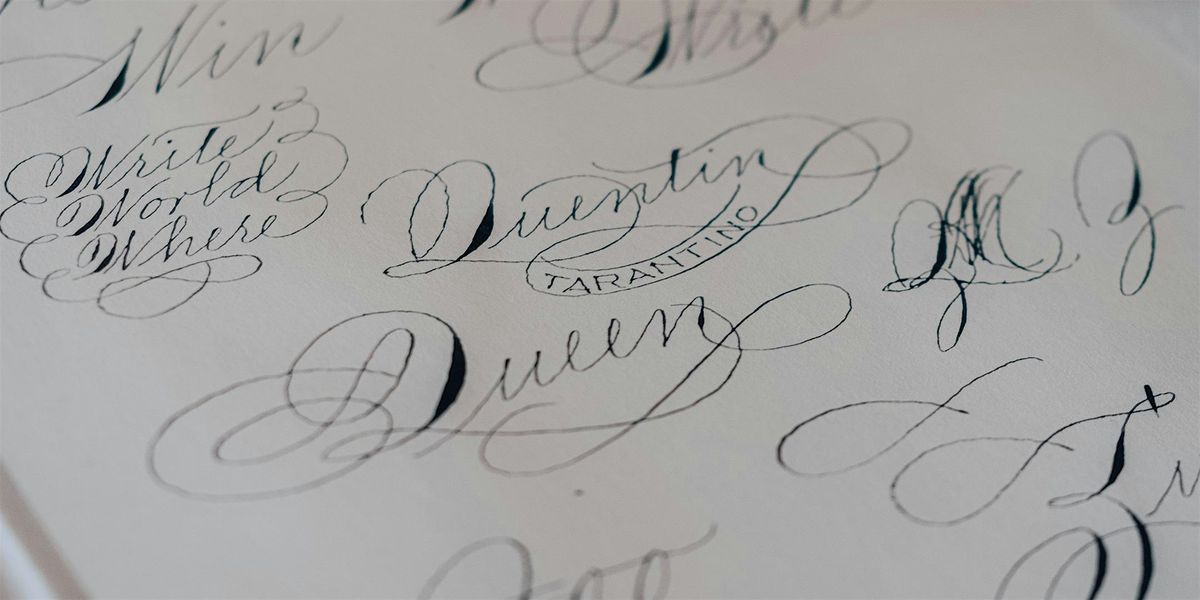 Beginners Spencerian Calligraphy with Master Penman Barbara Calzolari
