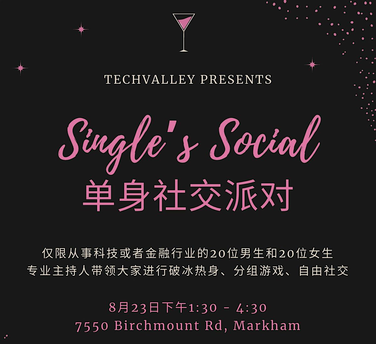 TechValley\u79d1\u6280\u91d1\u878d\u5355\u8eab\u793e\u4ea4\u6d3e\u5bf9