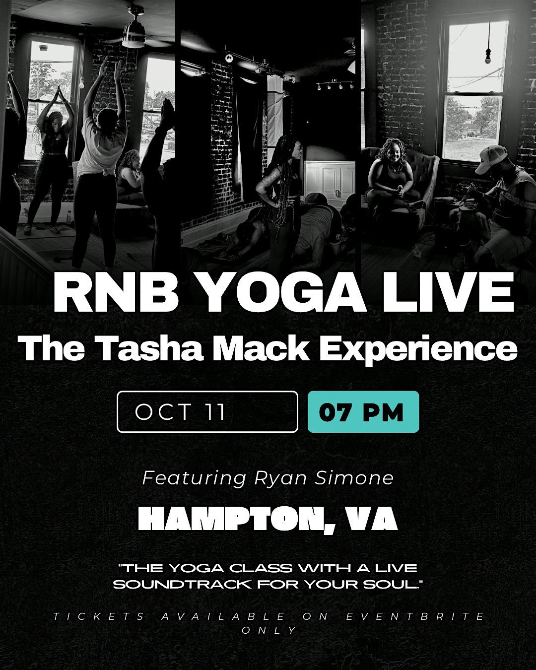 RNB Yoga Live : The Tasha Mack Experience