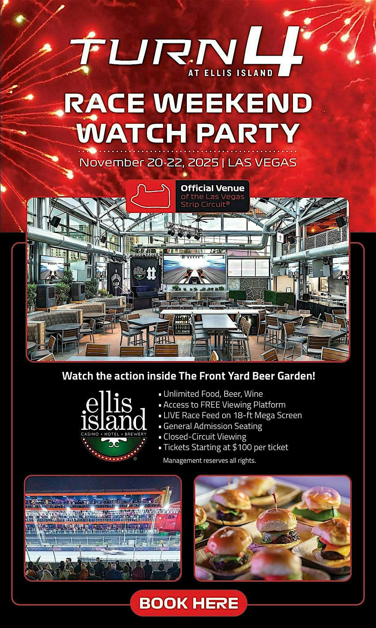 Turn 4 Race Weekend at Ellis Island