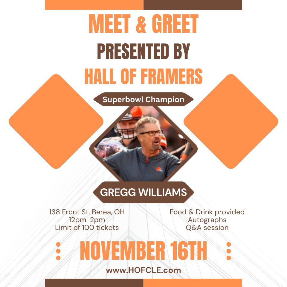 Gregg Williams Meet & Greet