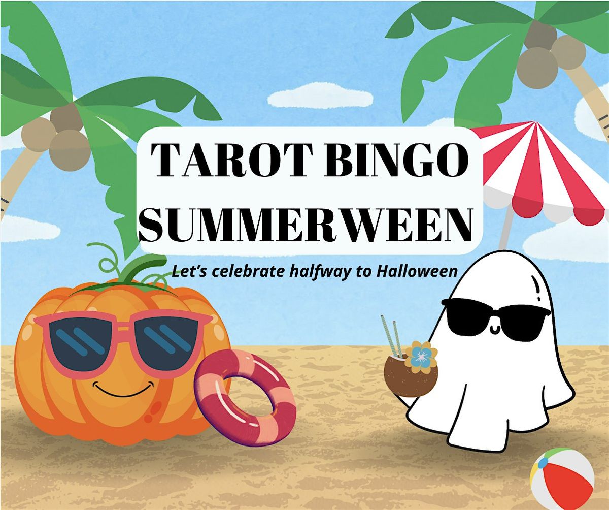 TAROT BINGO Summerween Edition- Brought to you by The Secret Card Society