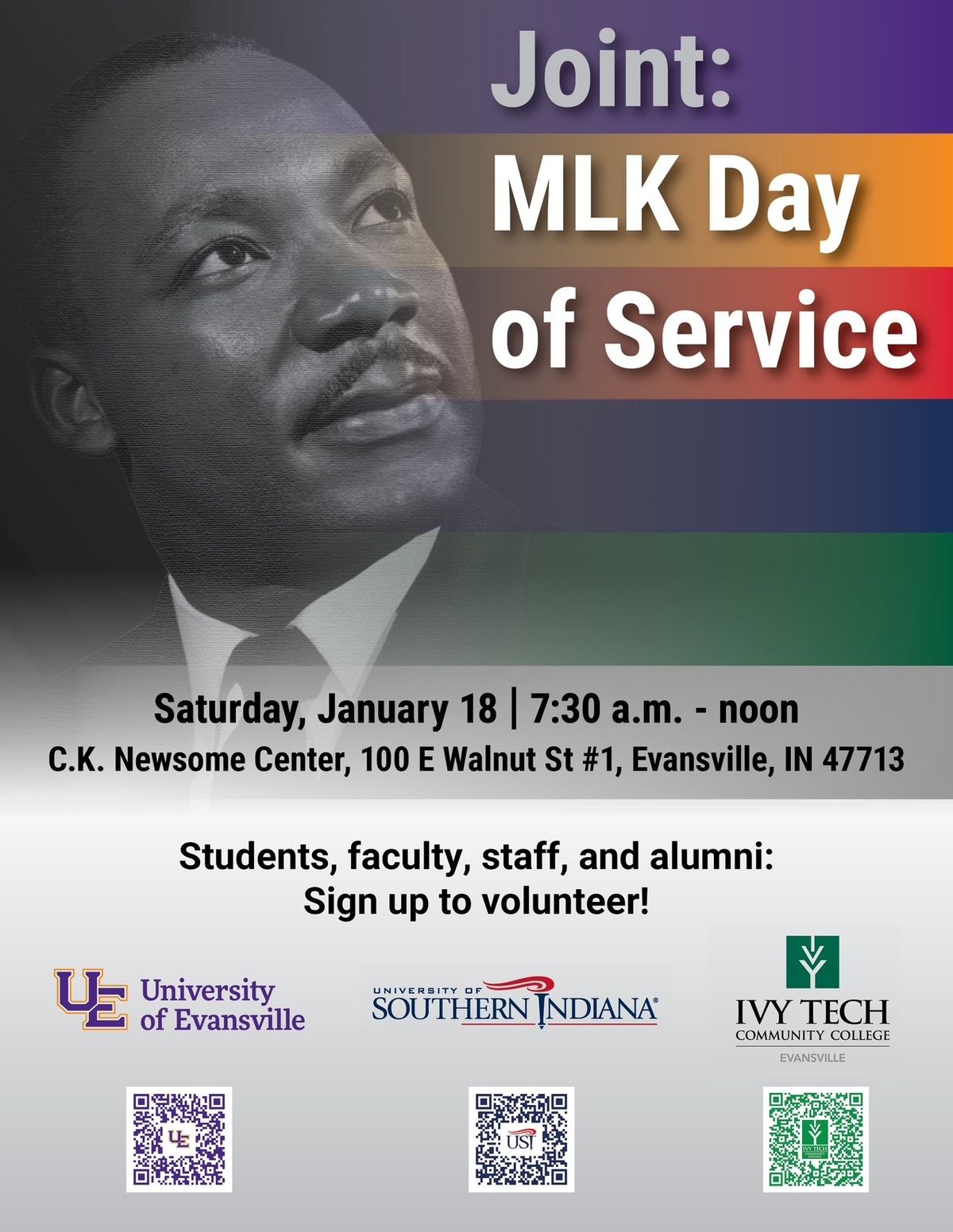 Joint MLK Day of Service with USI and UE