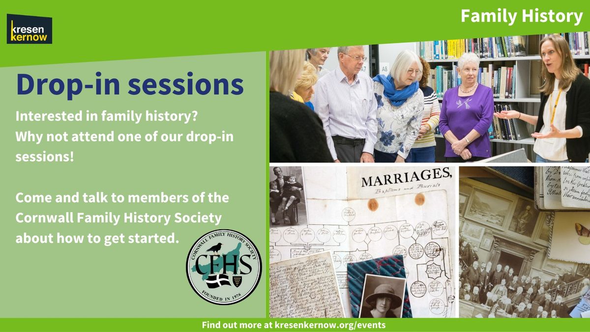 Drop-in Family History Session