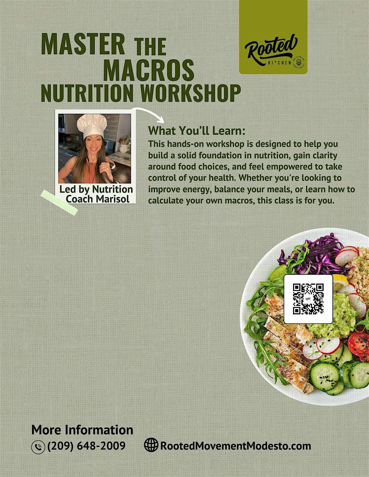 Master the Macros: Nutrition Workshop Led by Nutrition Coach Marisol