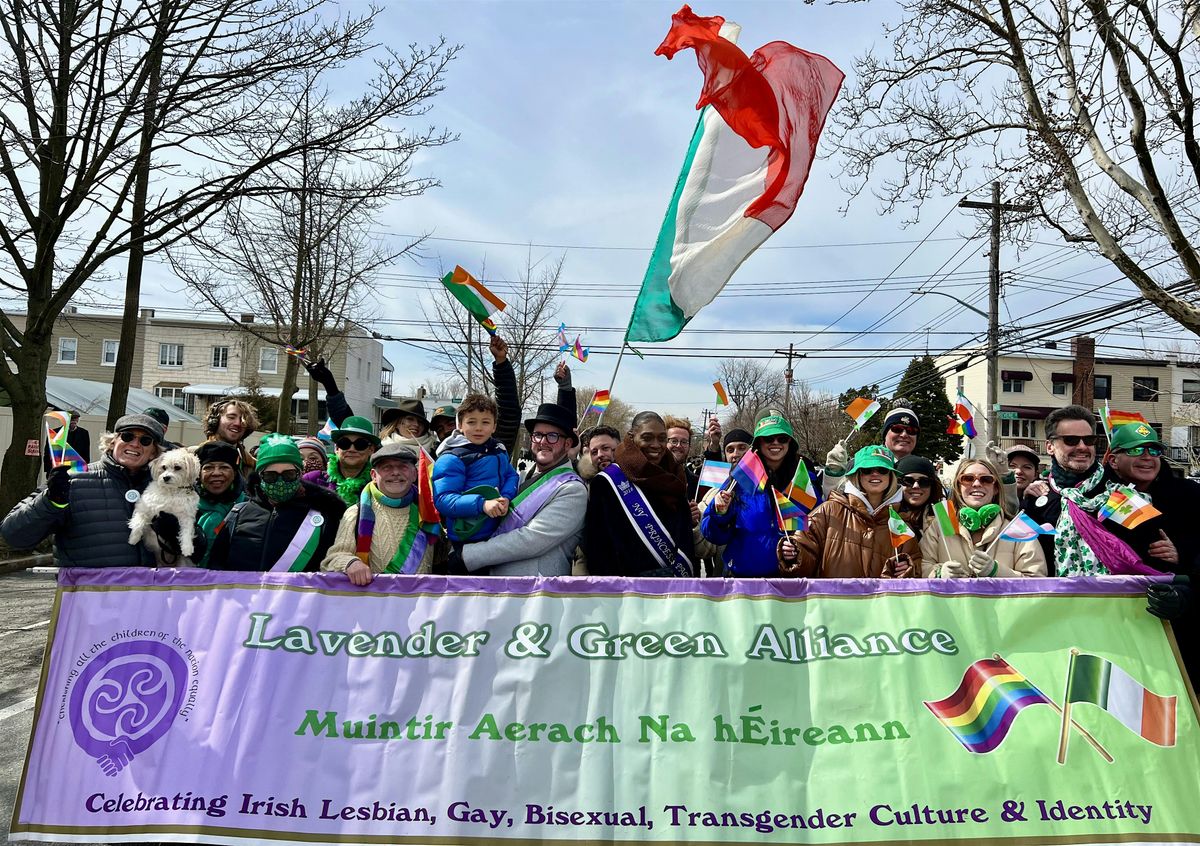 Throgg's Neck, Bronx  St. Patrick's Parade with Lavender & Green Alliance.