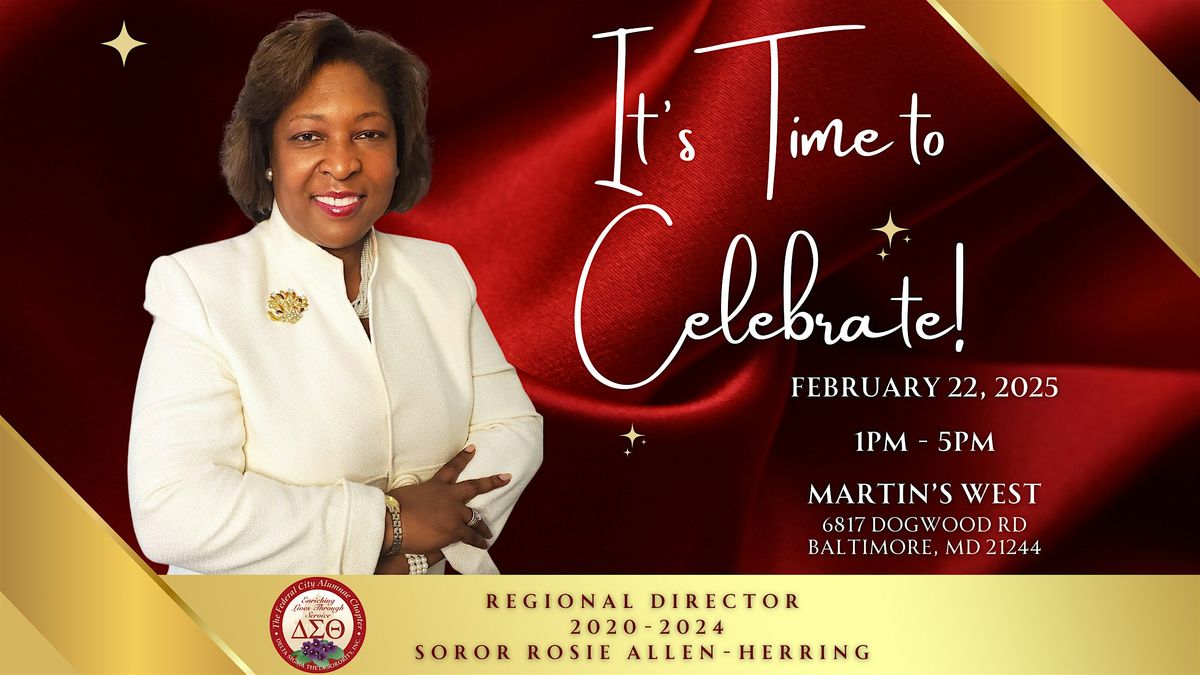 A Time to Celebrate Soror Rosie Allen-Herring