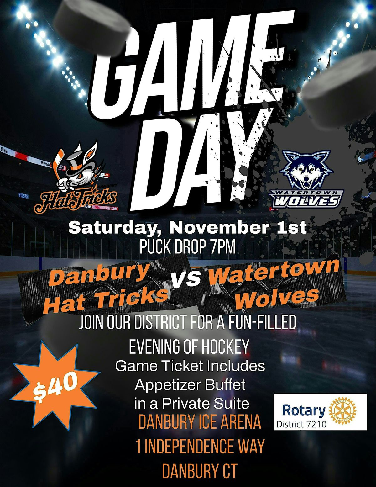 Rotary District 7210 Hockey Night