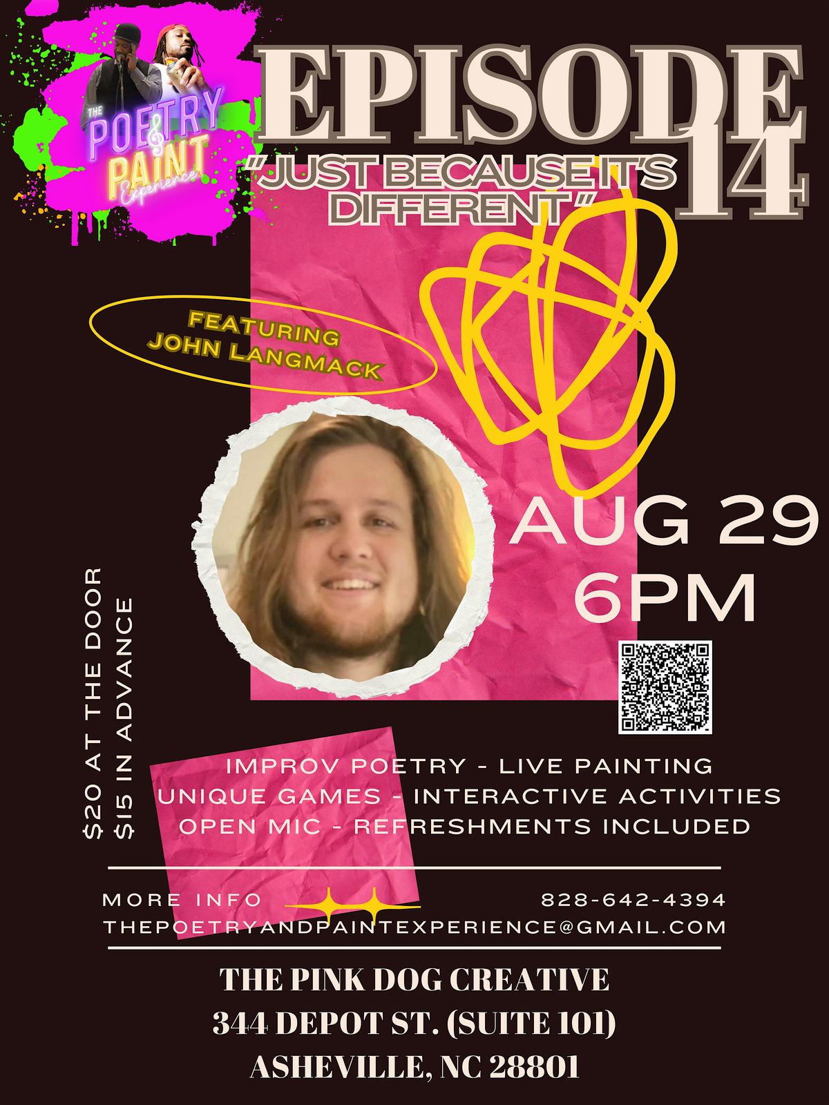 The Poetry & Paint Experience Episode 14 "Just Because It's Different"