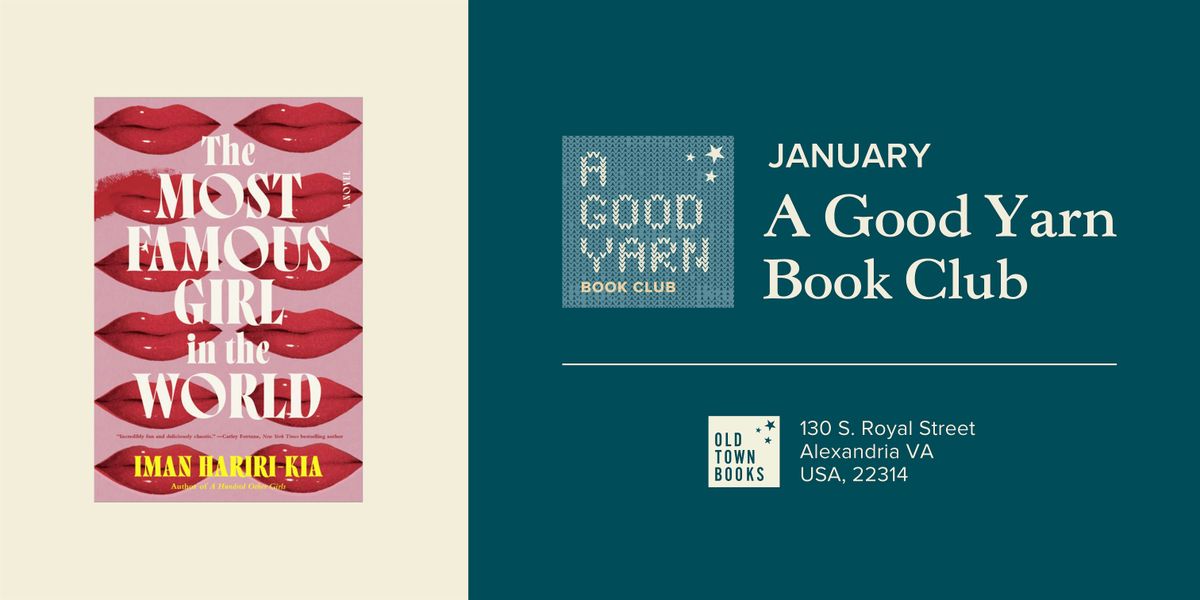 January A Good Yarn Book Club: The Most Famous Girl in the World