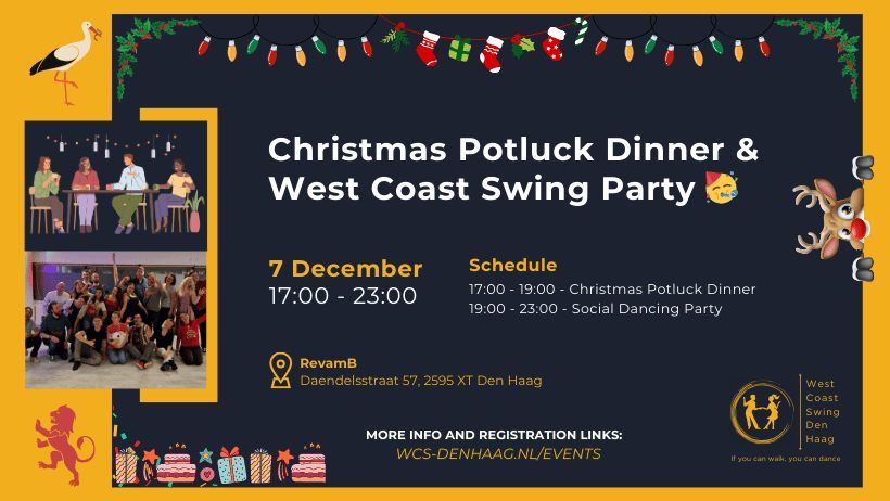 Den Haag - West Coast Swing Christmas Potluck & Social Dance Party