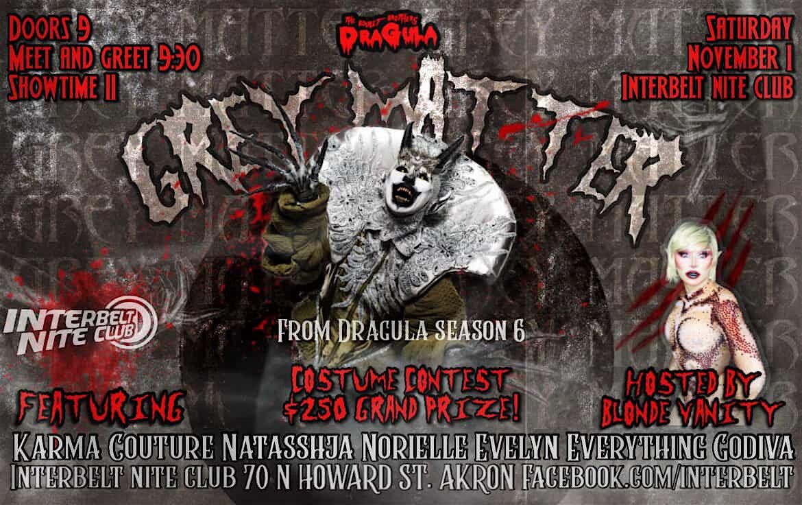 Halloween Party with Grey Matter from Dragula