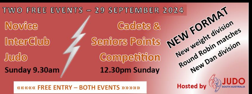 novice interclub and cadets\/senior points competition