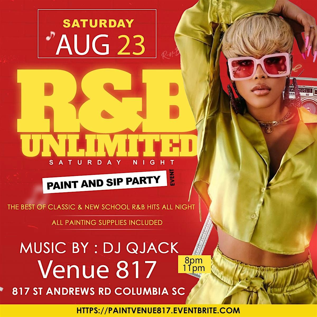 R&B Sip & Paint @ Venue 817
