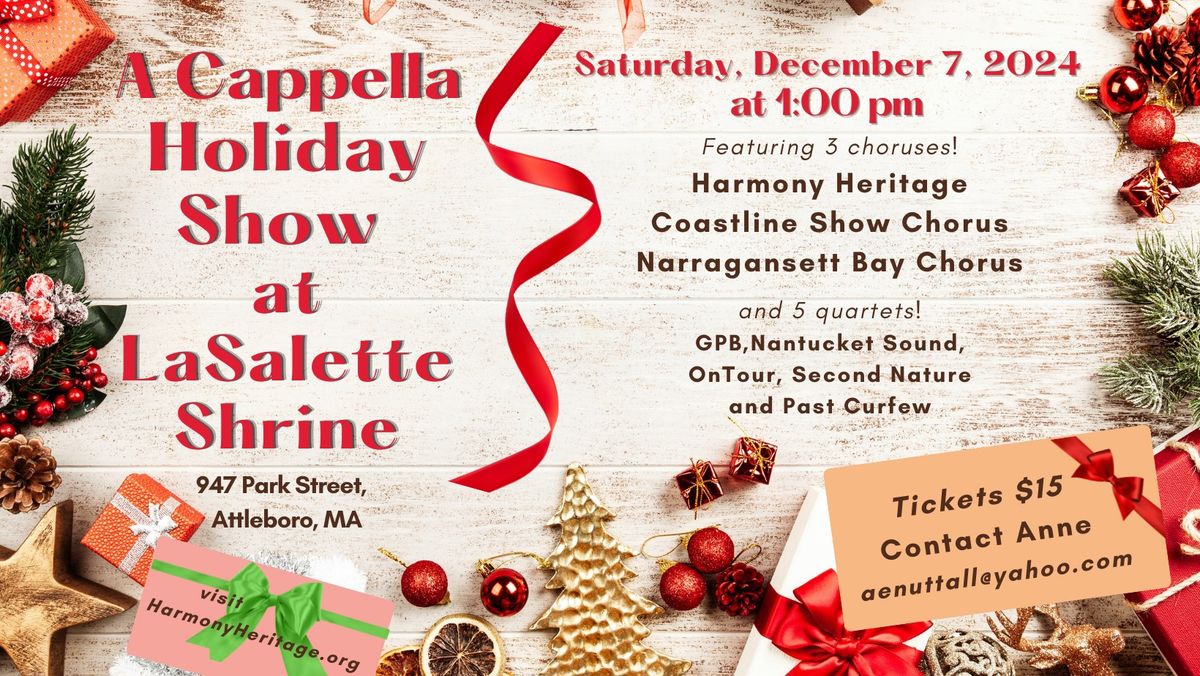 A Capella Holiday Show at La Salette Shrine