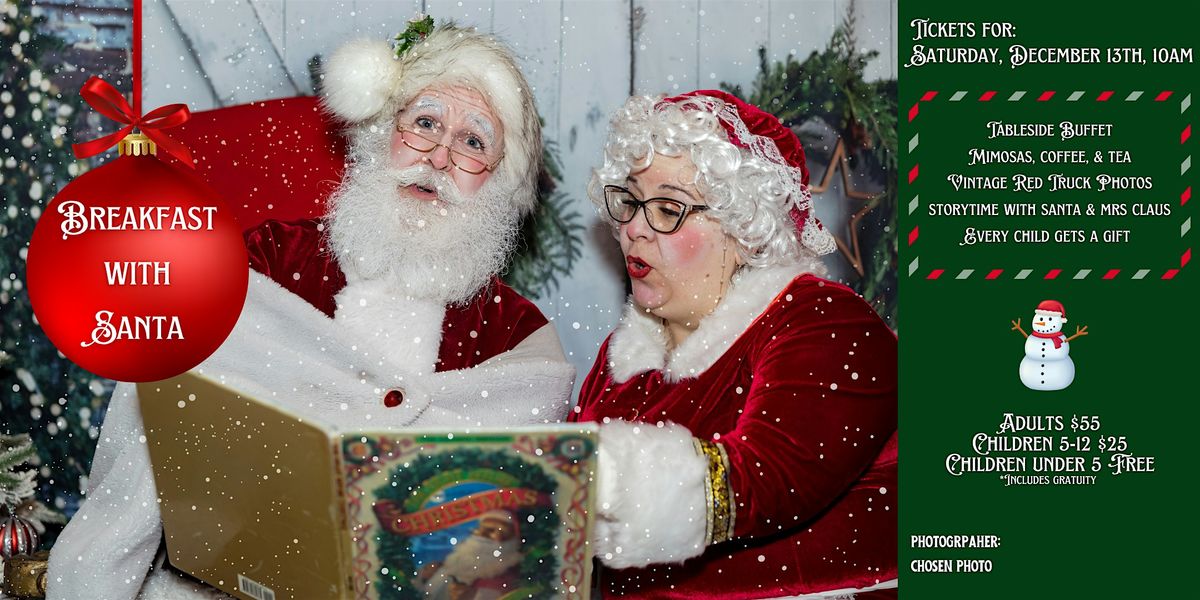 Breakfast with Santa December 13th