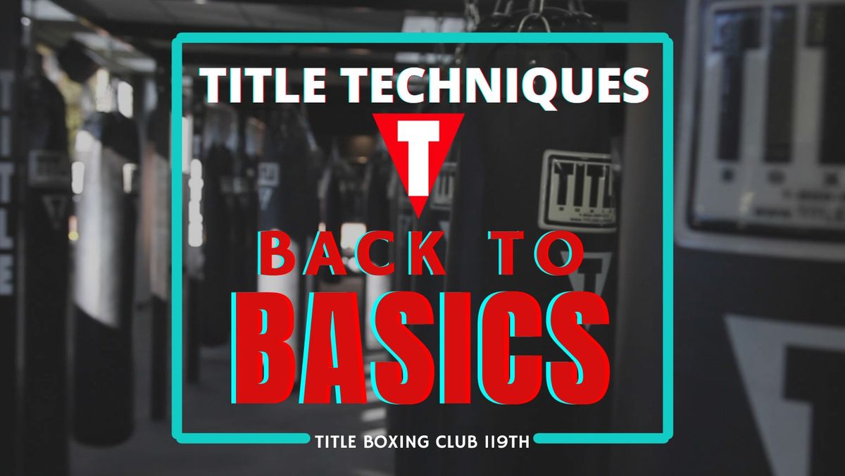 September TITLE Techniques Class!