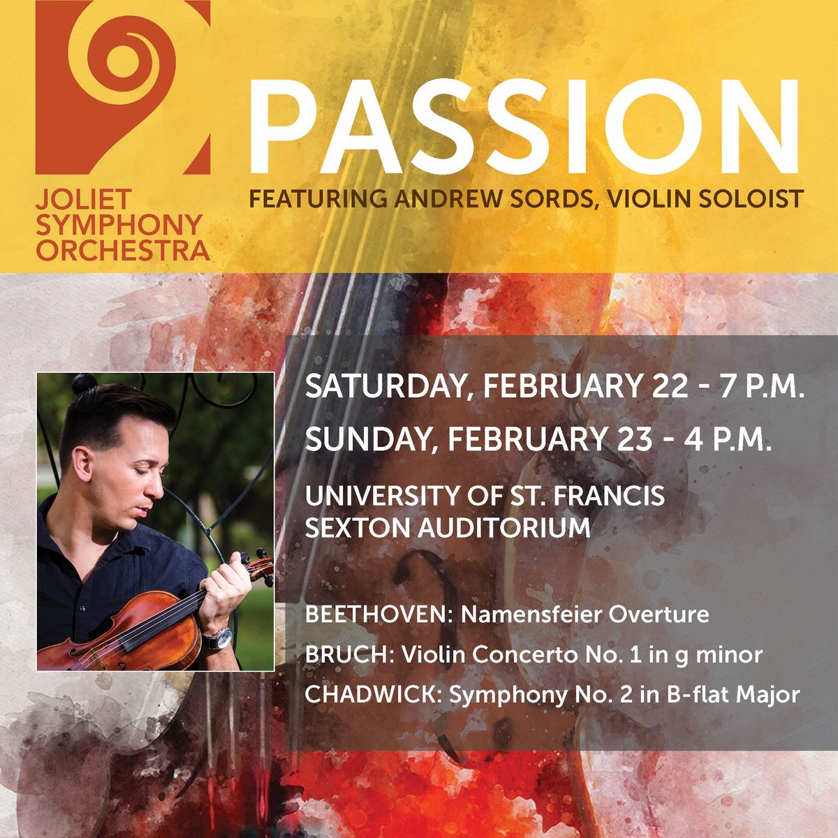 Joliet Symphony Orchestra: Passion