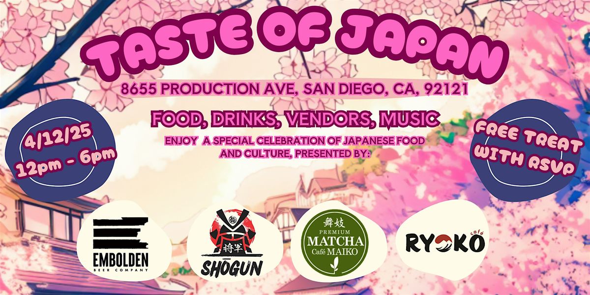 Taste of Japan San Diego- April 12, 2025