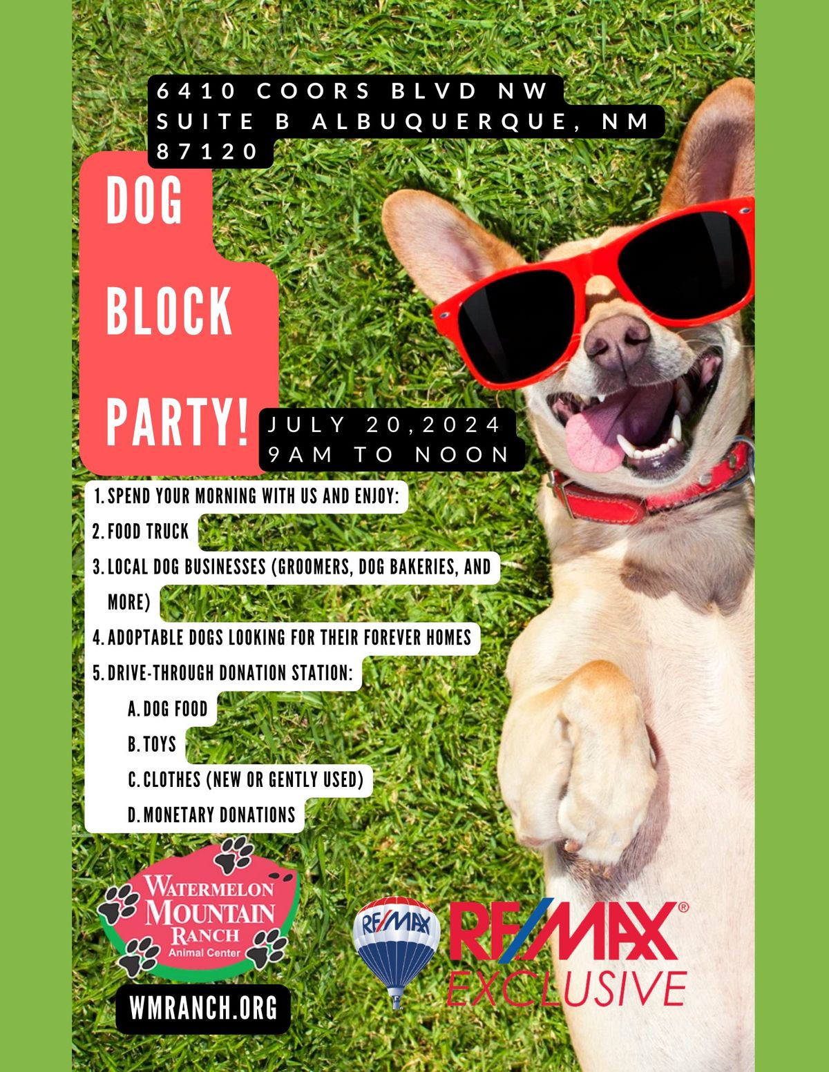 DOG BLOCK PARTY!