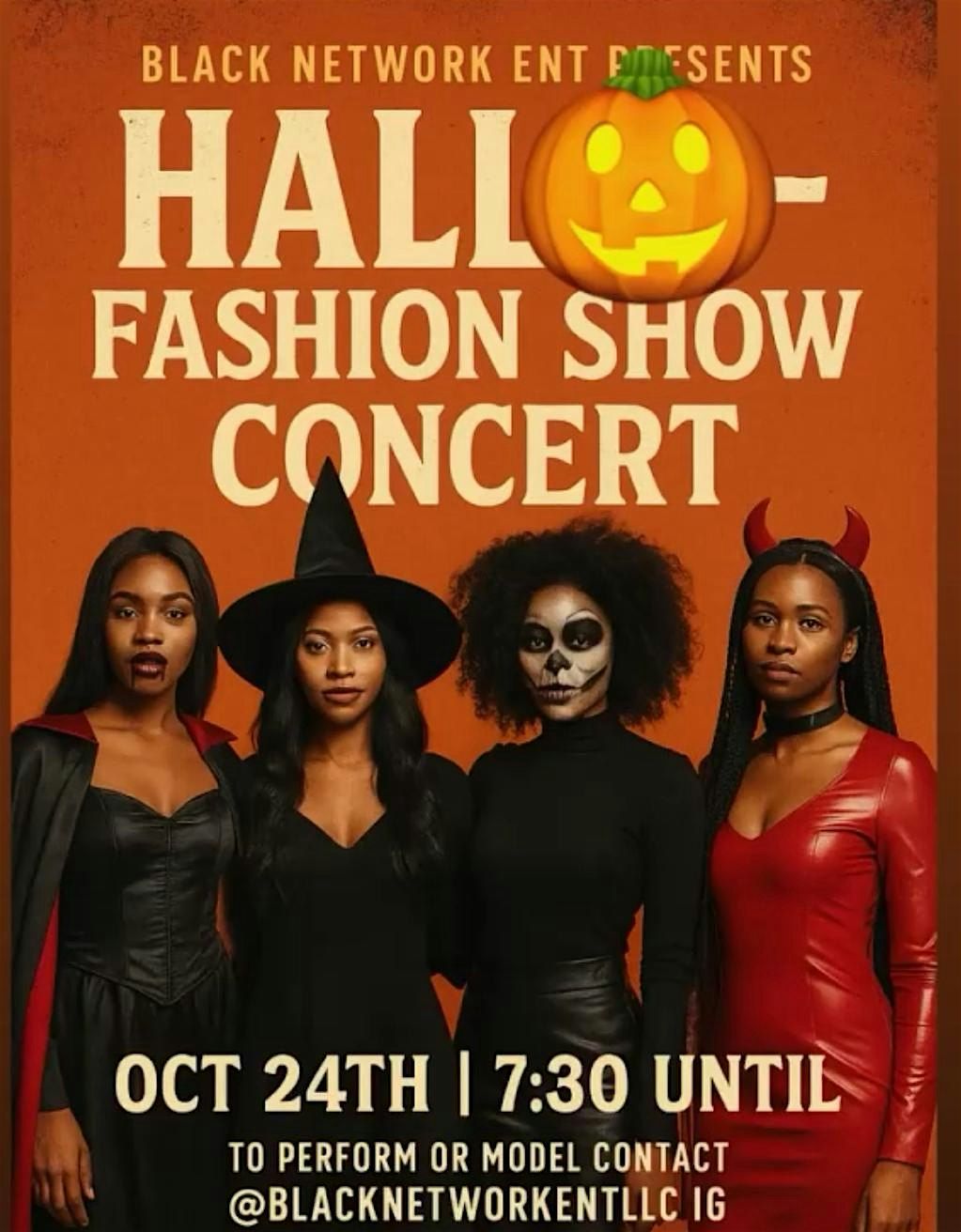 Halloween Fashion show concert