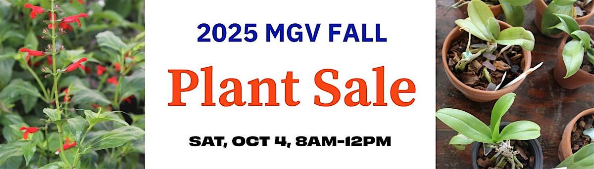 2025 Master Gardener Volunteer Fall Plant Sale