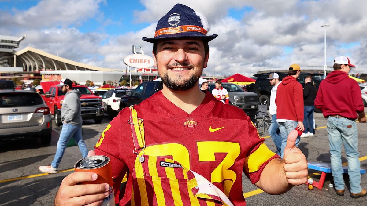 Kansas Jayhawks at Iowa State Cyclones Football at MidAmerican Energy Field at Jack Trice Stadium