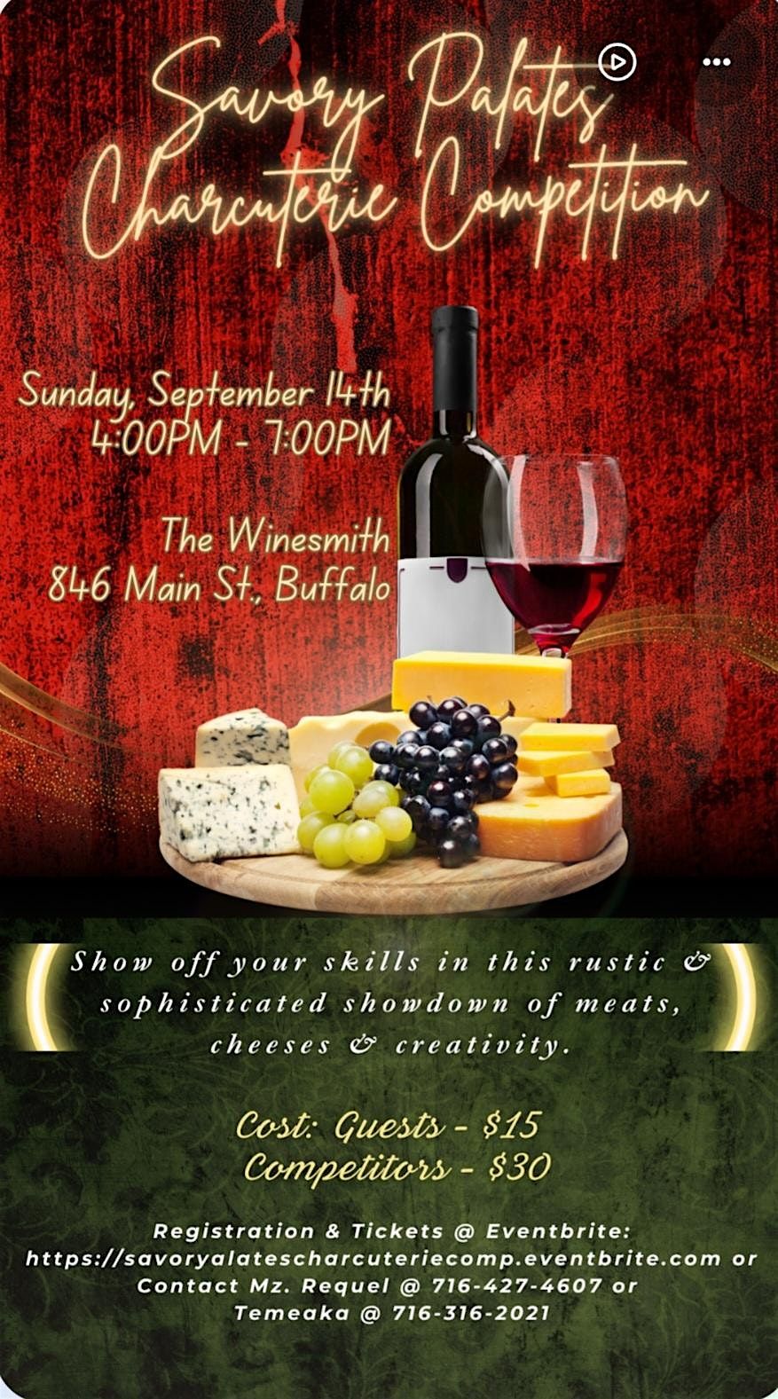 Savory Palates Charcuterie Competition