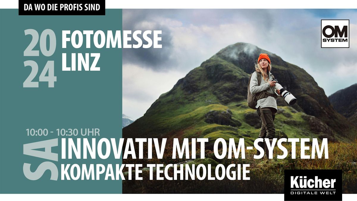 Innovativ mit OM-System: Kompakte Technologie, gro\u00dfe Wirkung