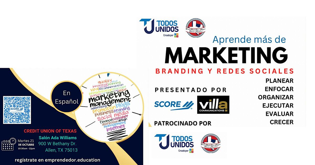 Aprende m\u00e1s de Marketing: Branding y Redes Sociales (En Espa\u00f1ol)